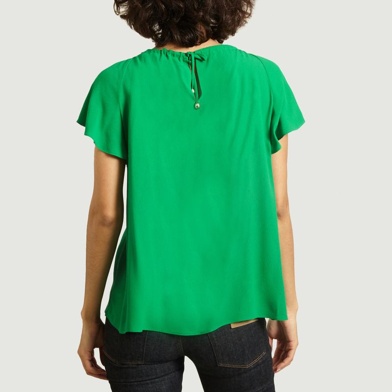 Blouse manches courtes à volants - Tara Jarmon