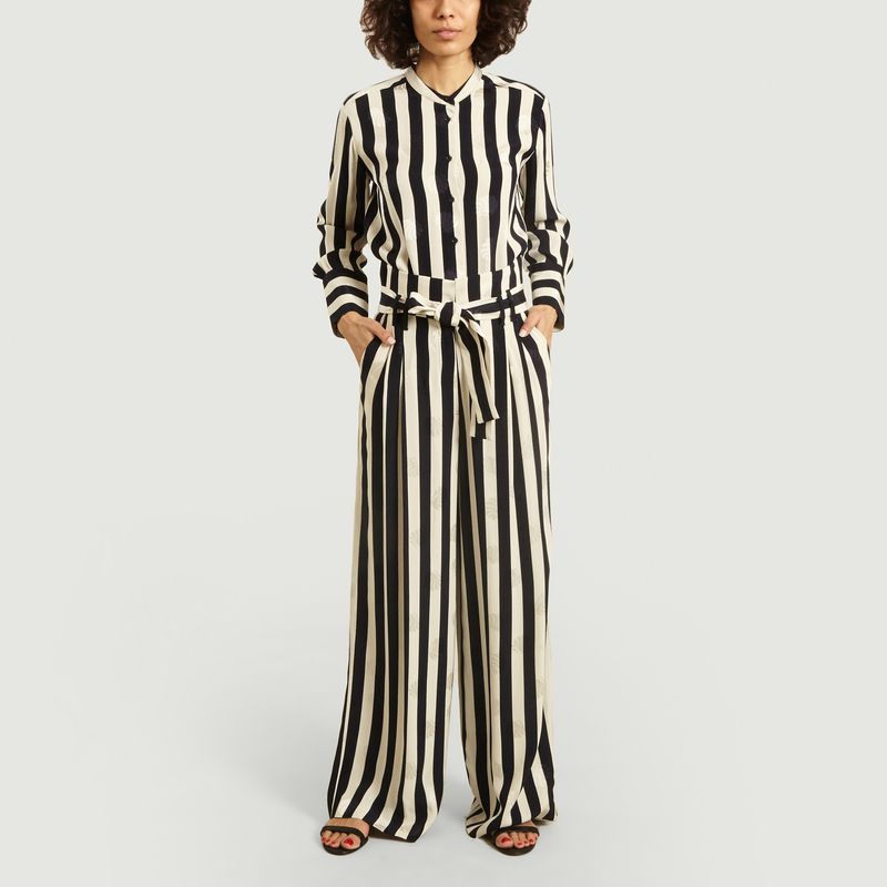 Chemise rayée avec motif coquillages - Tara Jarmon