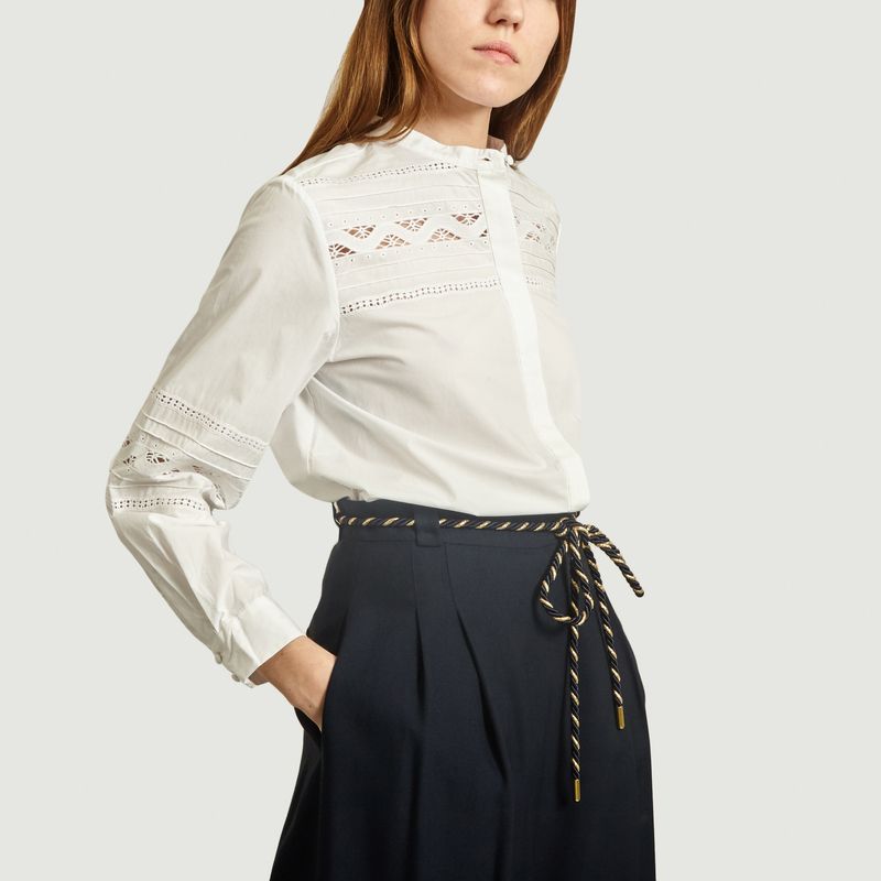 Chemise Avec Broderie Anglaise - Tara Jarmon