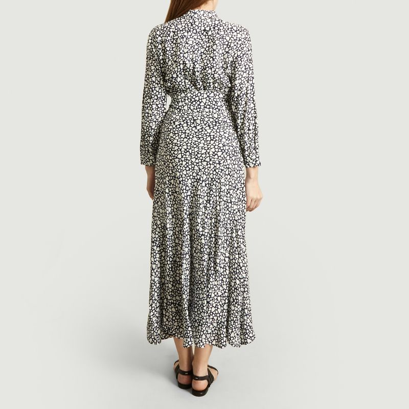 Robe imprimée coeur en soie mélangée - Tara Jarmon