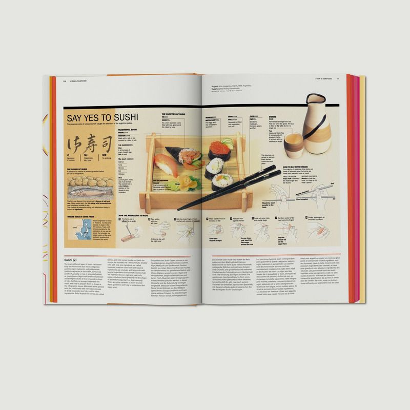 Livre Food Food & Drink Infographics. Le guide visuel des plaisirs culinaires - Taschen