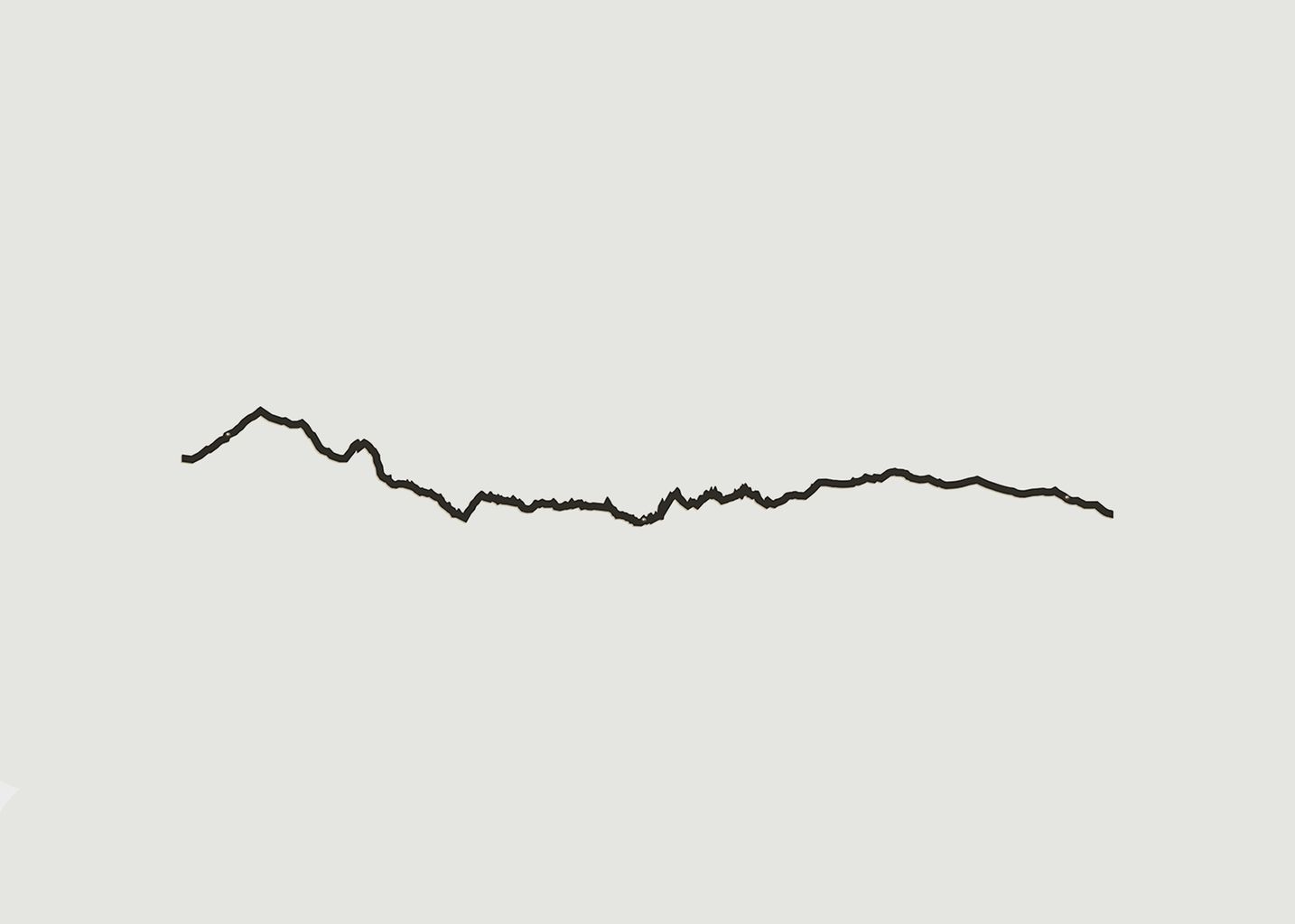 Silhouette Massif du Mont-Blanc - The Line