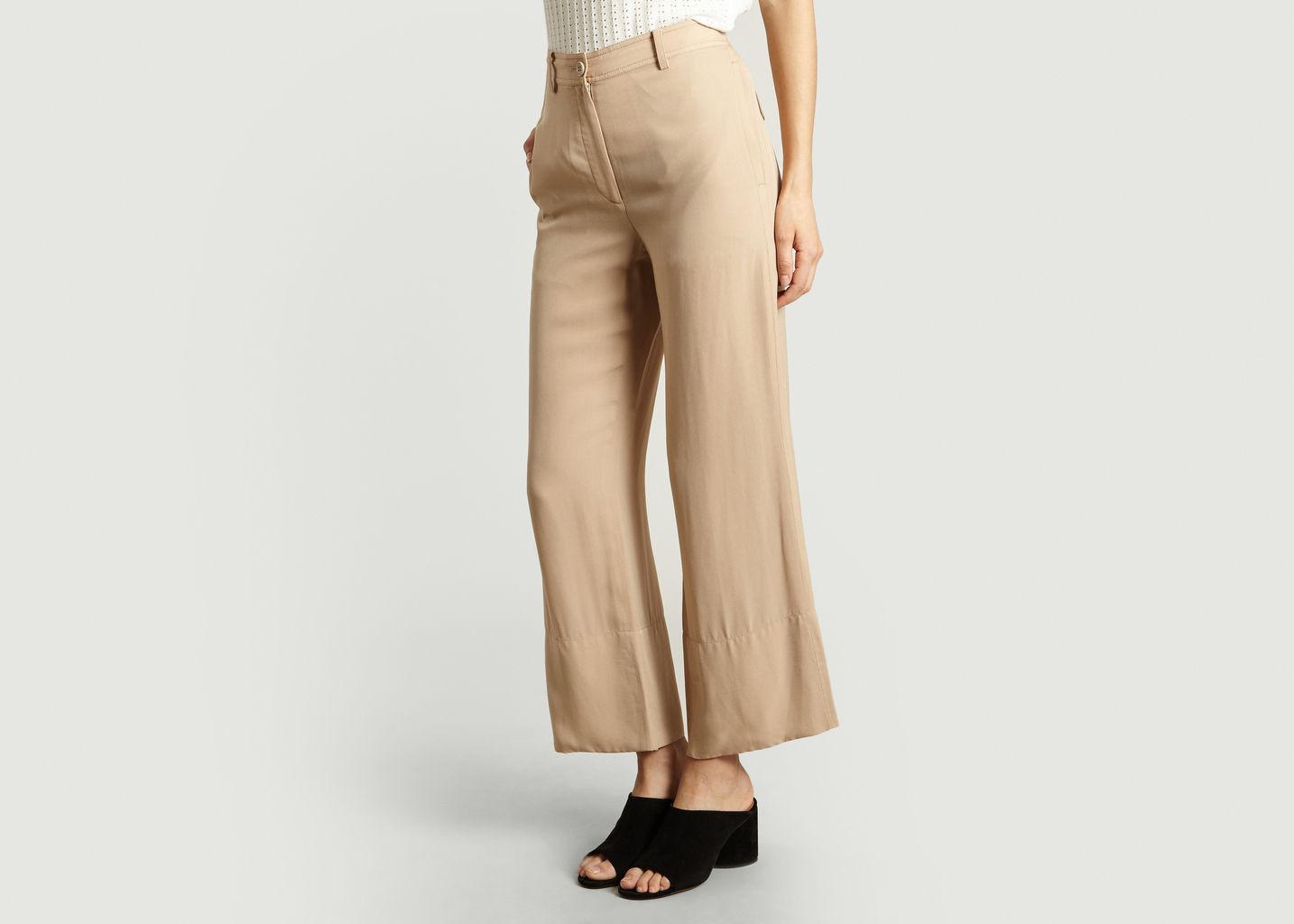 Pantalon Crop Fluide - Theory