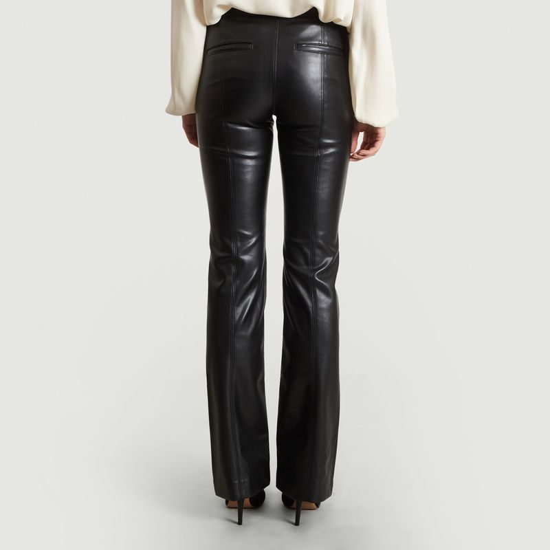 Faux Leather Trousers Black Theory | L 