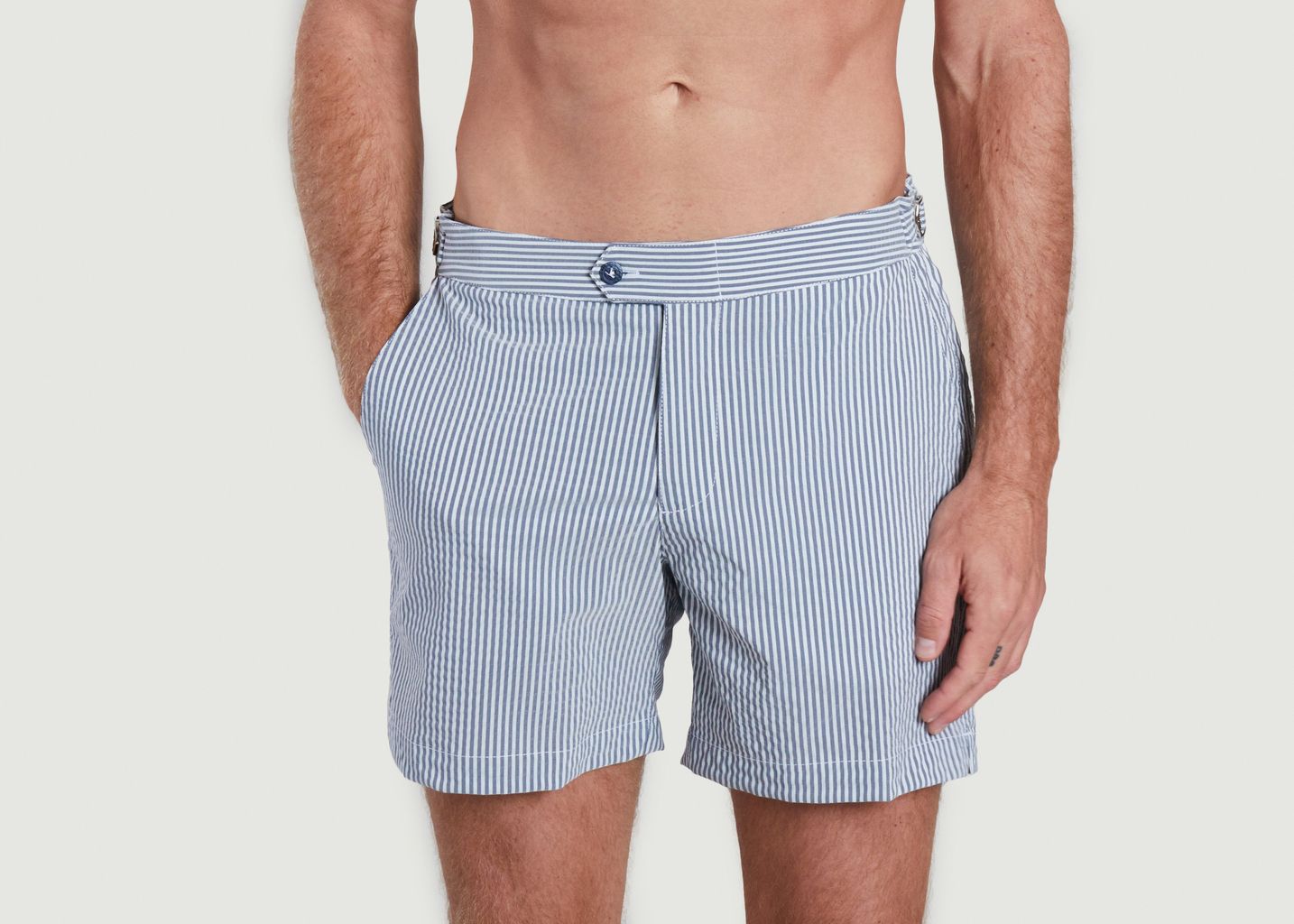 Swim shorts with stripes - The Resort Co