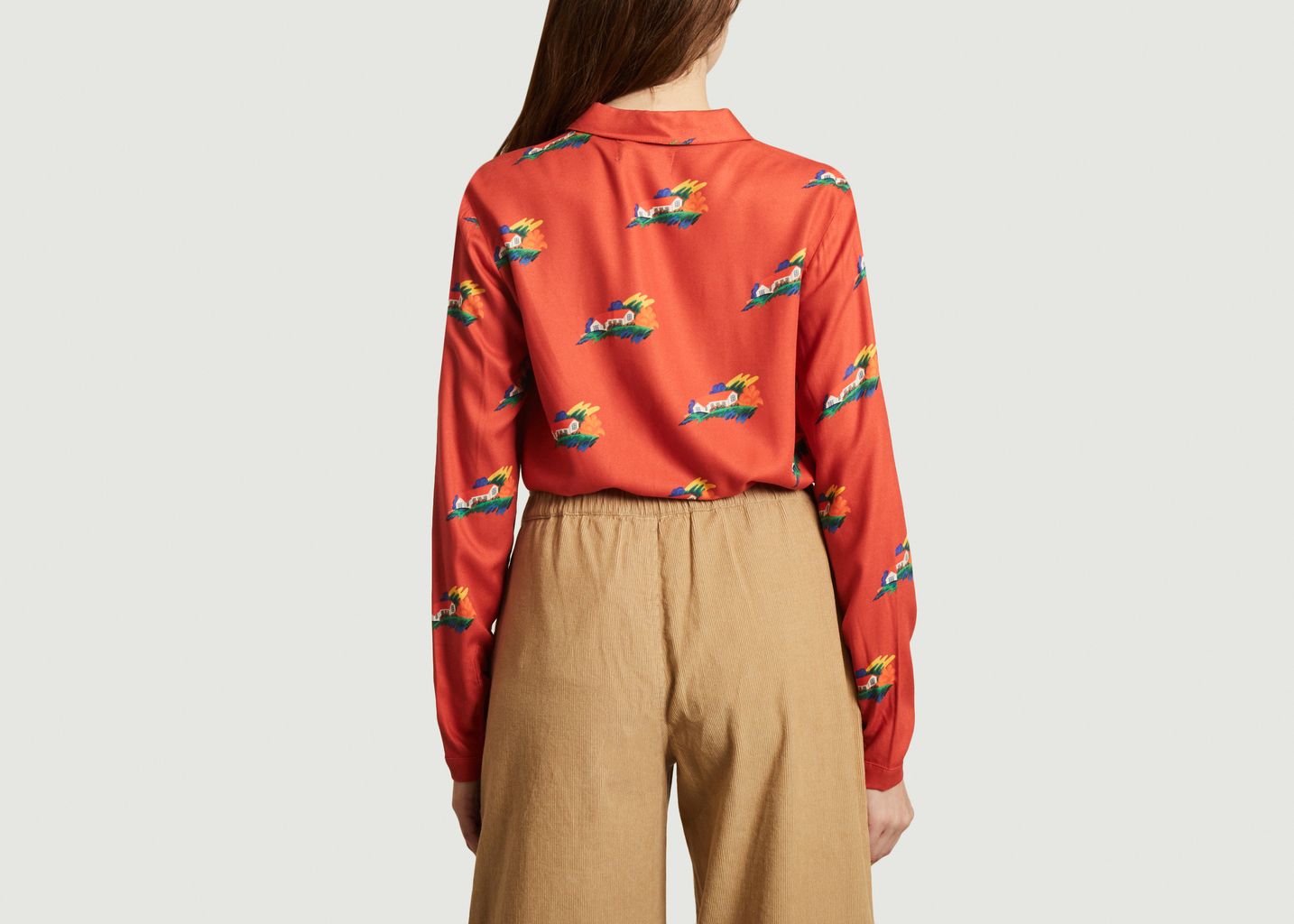 Chemise motif maisons Camomille - Thinking Mu