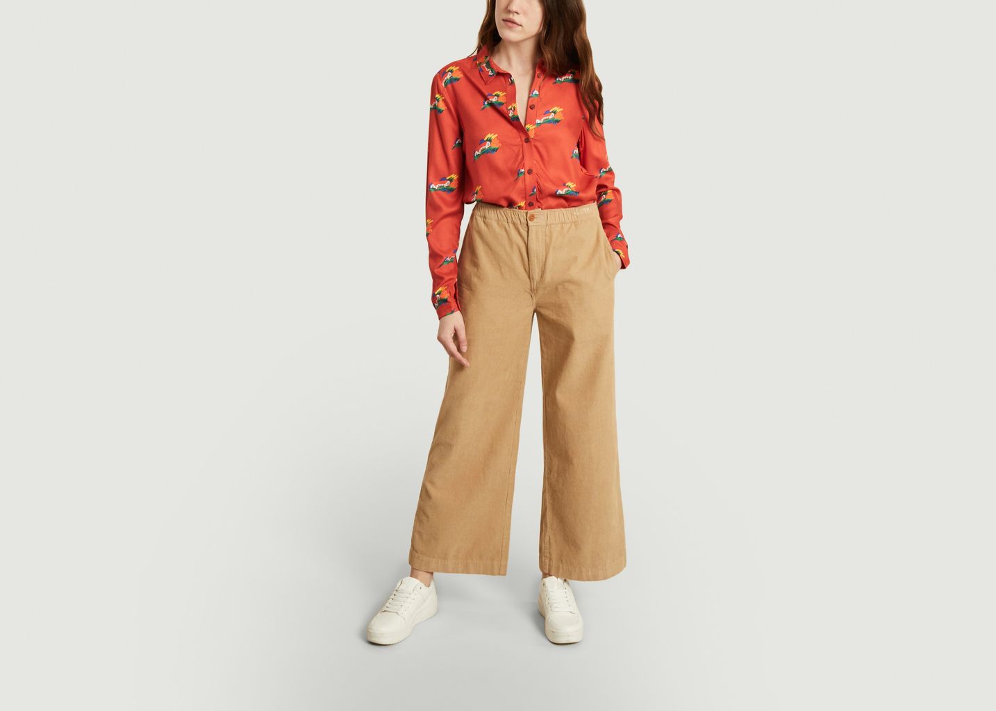 Chemise motif maisons Camomille - Thinking Mu