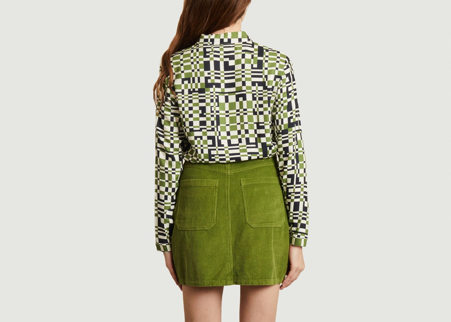 Chemise imprimé géométrique Camomille - Thinking Mu
