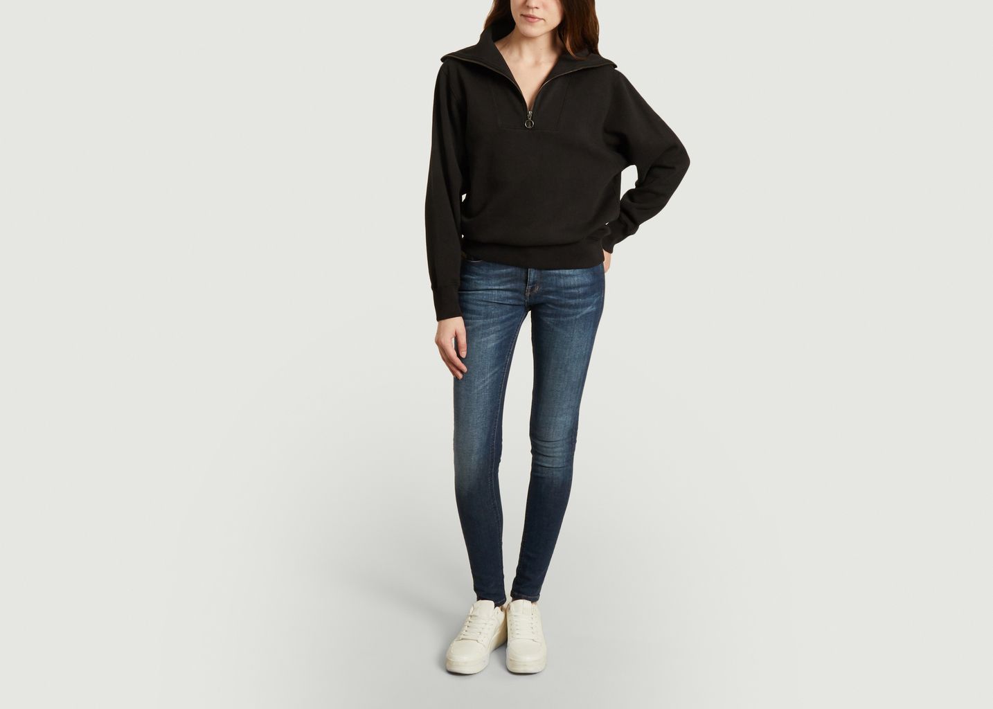 Sweatshirt col camionneur Rebeca - Thinking Mu