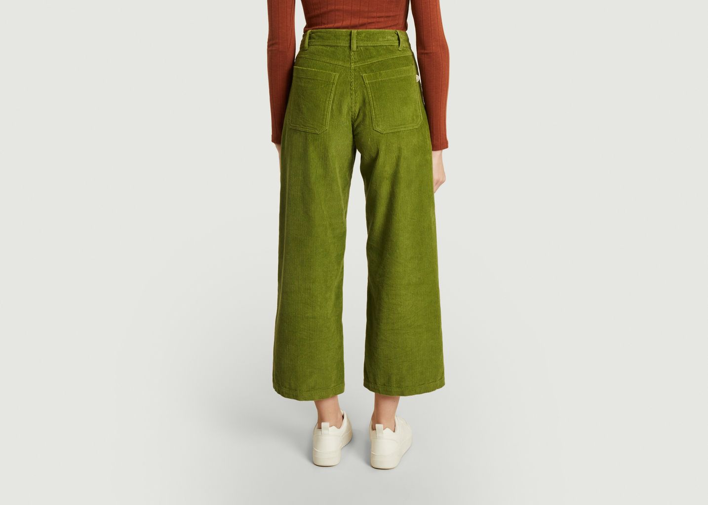 Pantalon ample 7/8e en velours côtelé Elephant - Thinking Mu