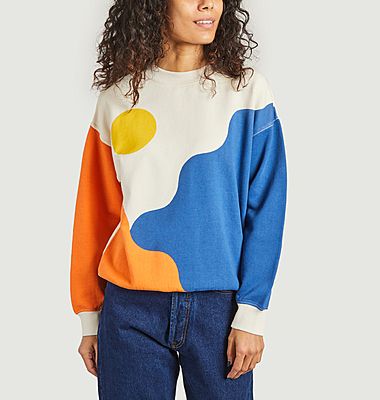 Sweatshirt Mediterraneo en coton biologique