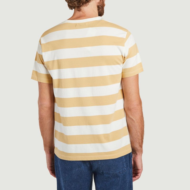 Striped organic cotton T-shirt - Thinking Mu 