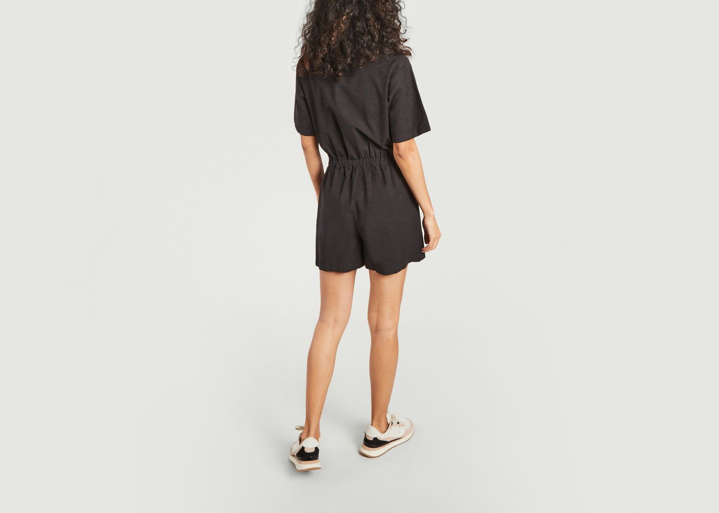 Agata Short Jumpsuit aus Bio-Baumwolle - Thinking Mu 