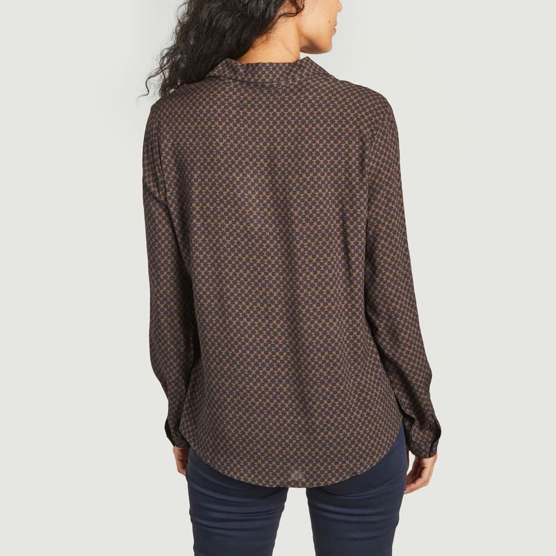 Chamomile geometric pattern shirt - Thinking Mu 