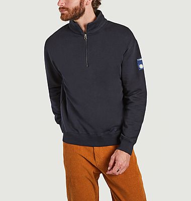 Challenger organic cotton sweatshirt with trucker collar