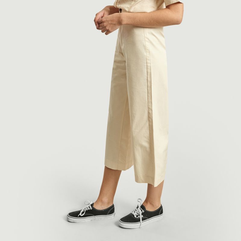 Pantalon large 7/8e en coton bio - Thinking Mu