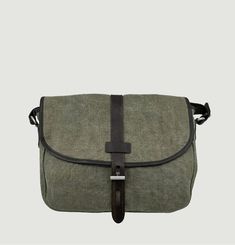 Linen Messenger Bag