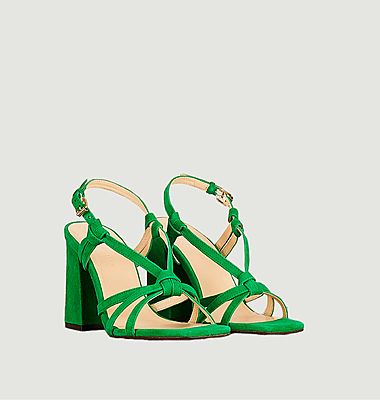Suede Bow Sandal