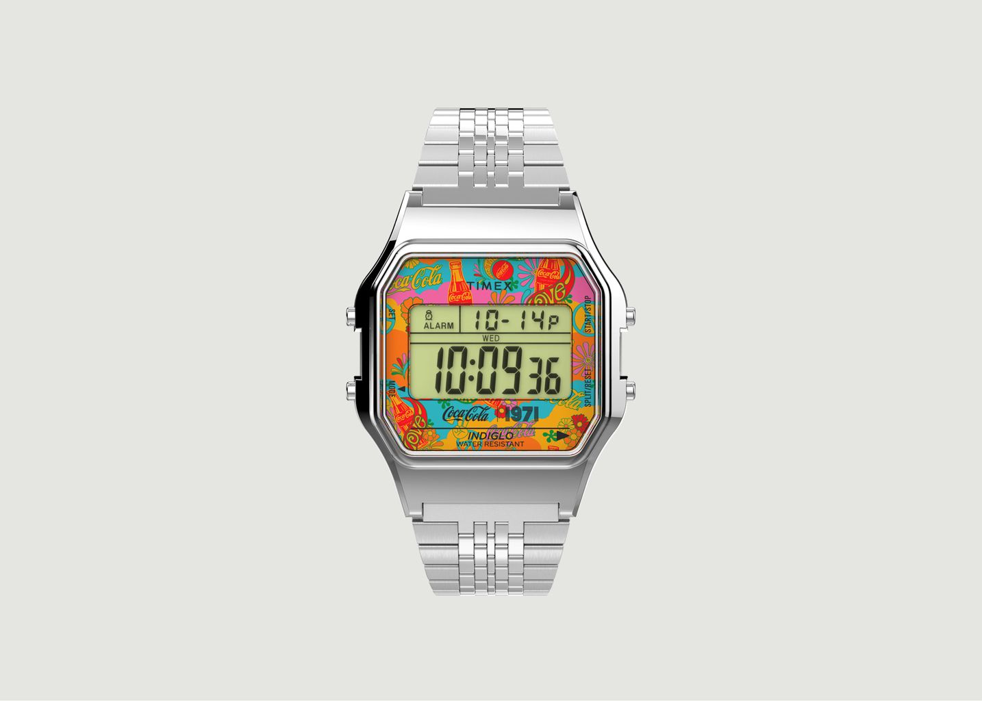Timex T80 x Coca-Cola Unity Collection Edelstahlarmbanduhr - Timex Archive