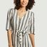 matière Striped belted dress Odessa Bungalow - Tinsels