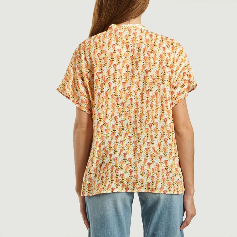 Chemise Fleurie Manches Courtes Oki - Tinsels