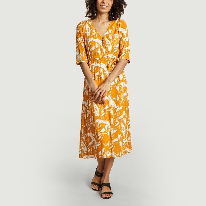 Odessa mid-length printed dress - Tinsels