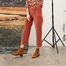 Oliver Jane 7/8 flared velvet trousers - Tinsels