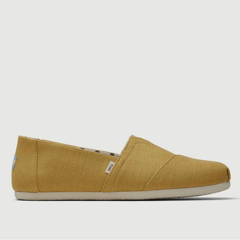 toms yellow espadrilles