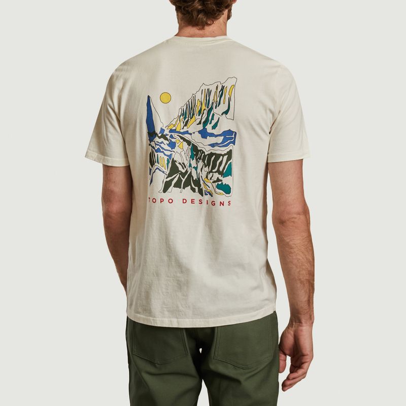 T-shirt siglé en coton bio Basin - Topo Designs