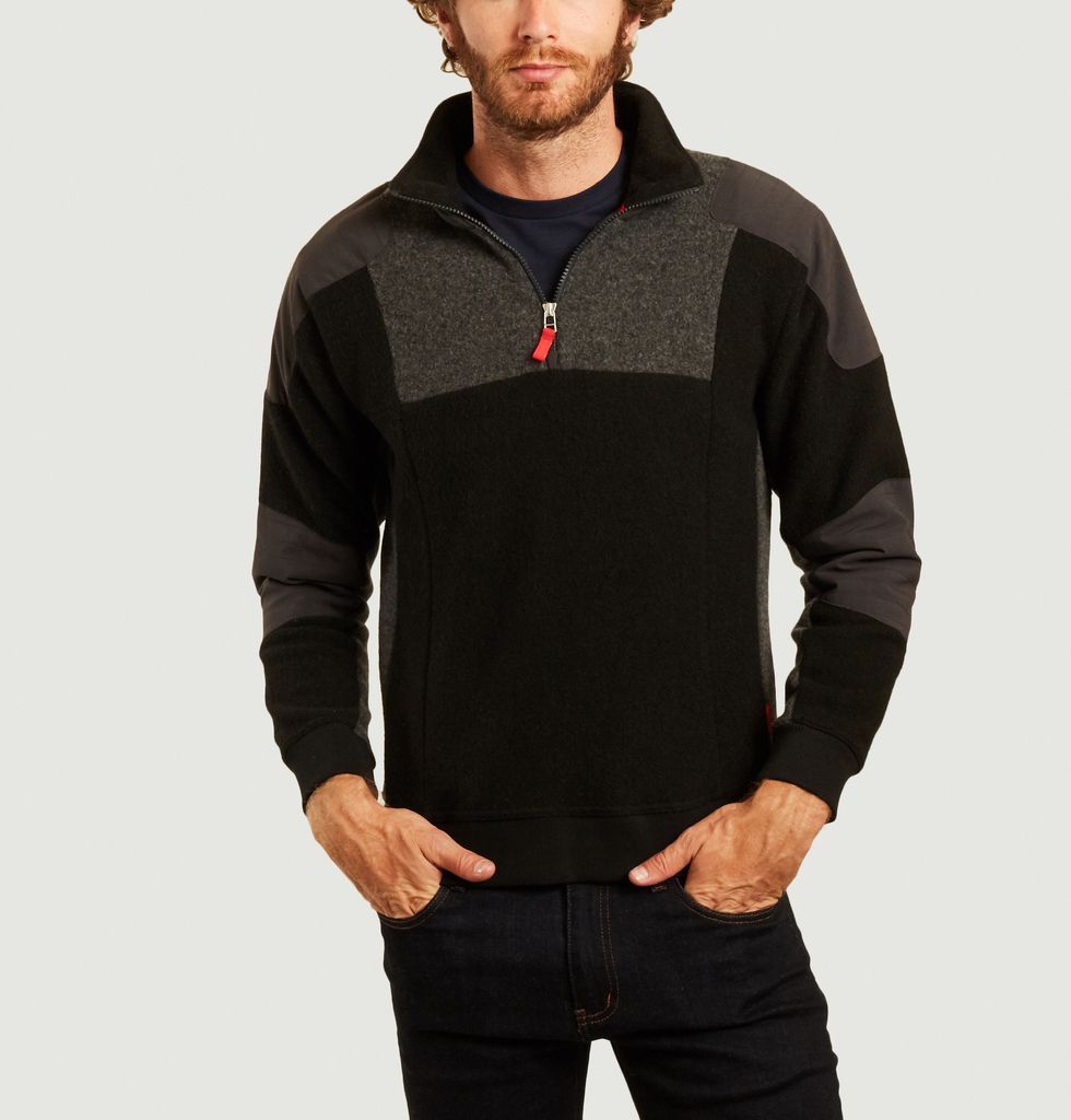Zip Up Sweatshirt Black Topo Designs 