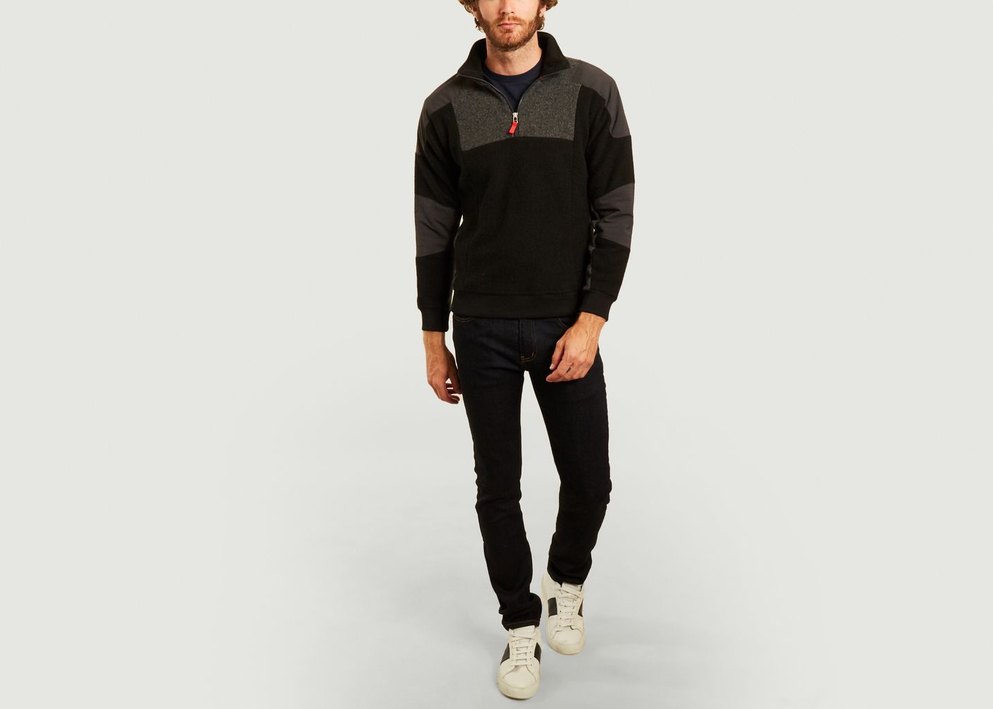 Global 1/4'' Zip Up Sweatshirt - Topo Designs