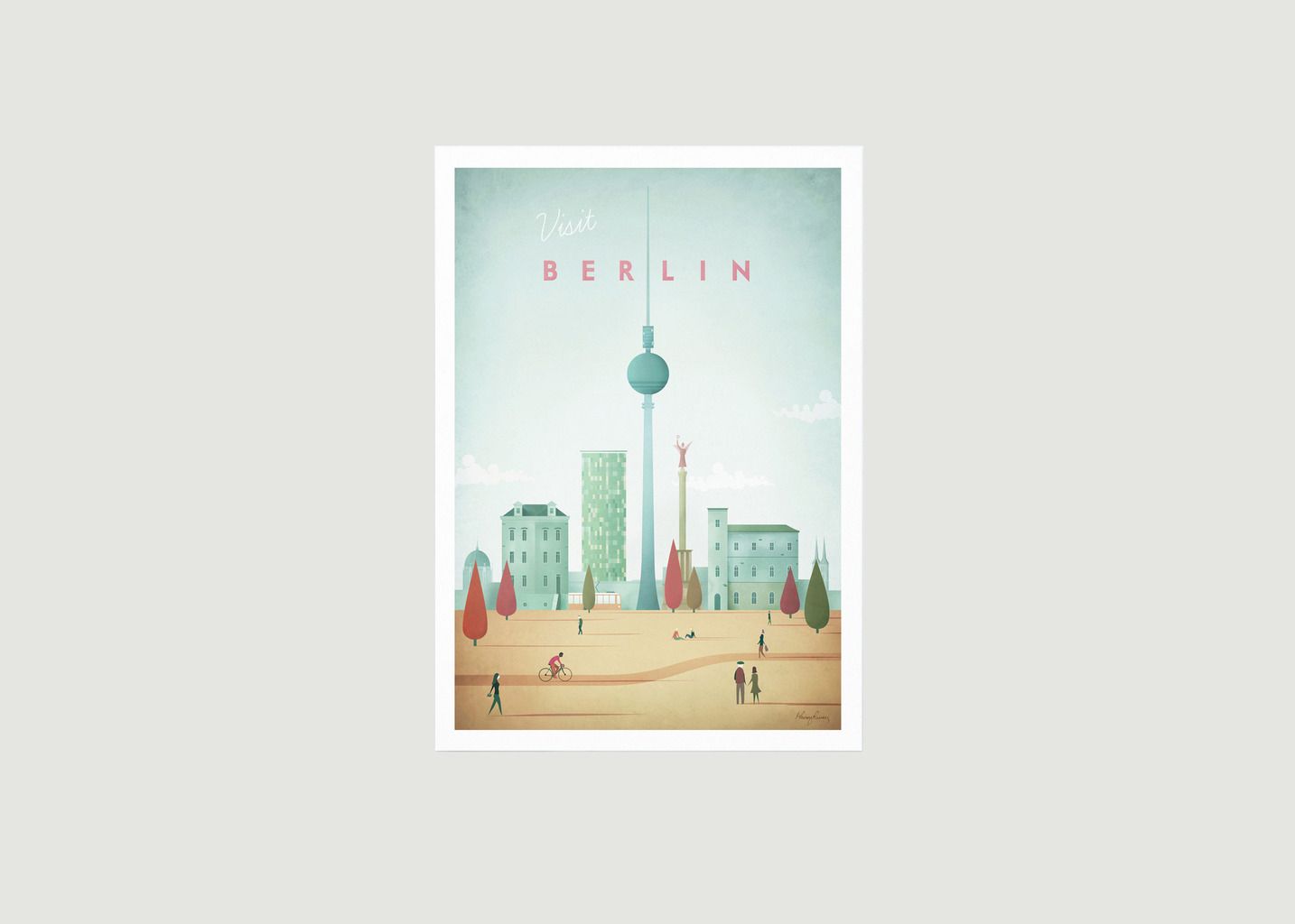 Travel Poster Berlin A2 - Travel Poster co 
