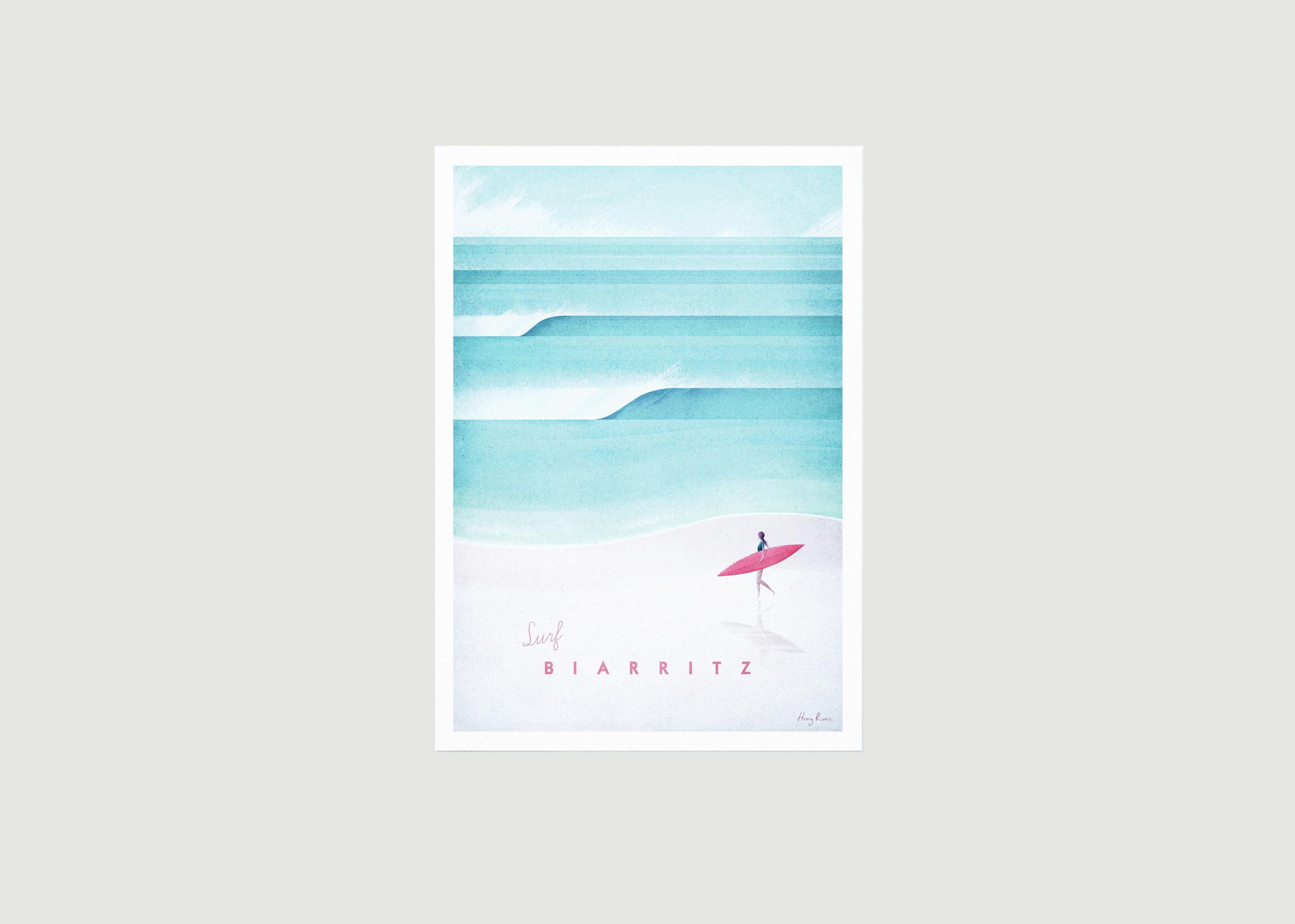 Travel Poster Biarritz A3 - Travel Poster co 