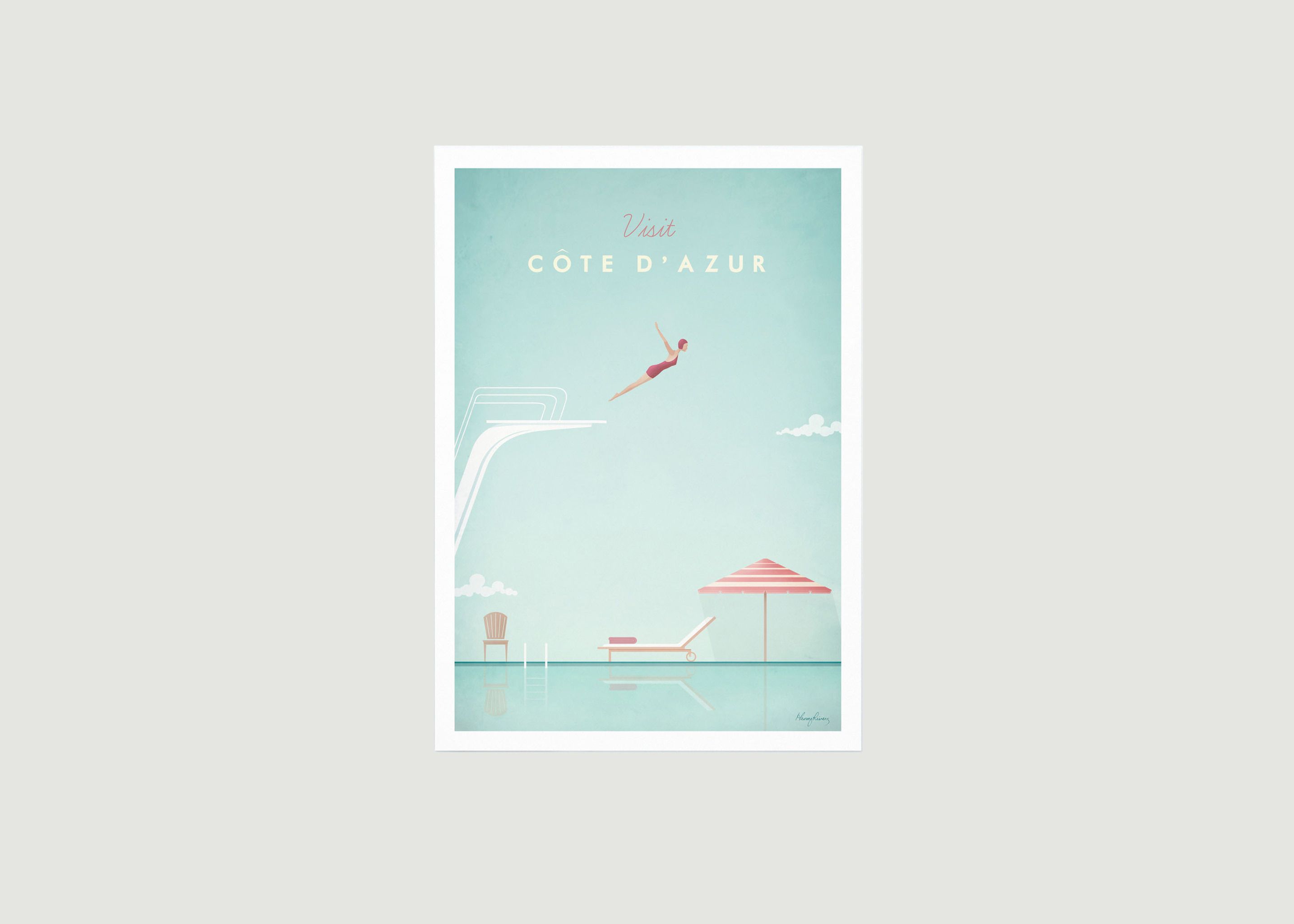 A3 Côte d'Azur Poster - Travel Poster co 