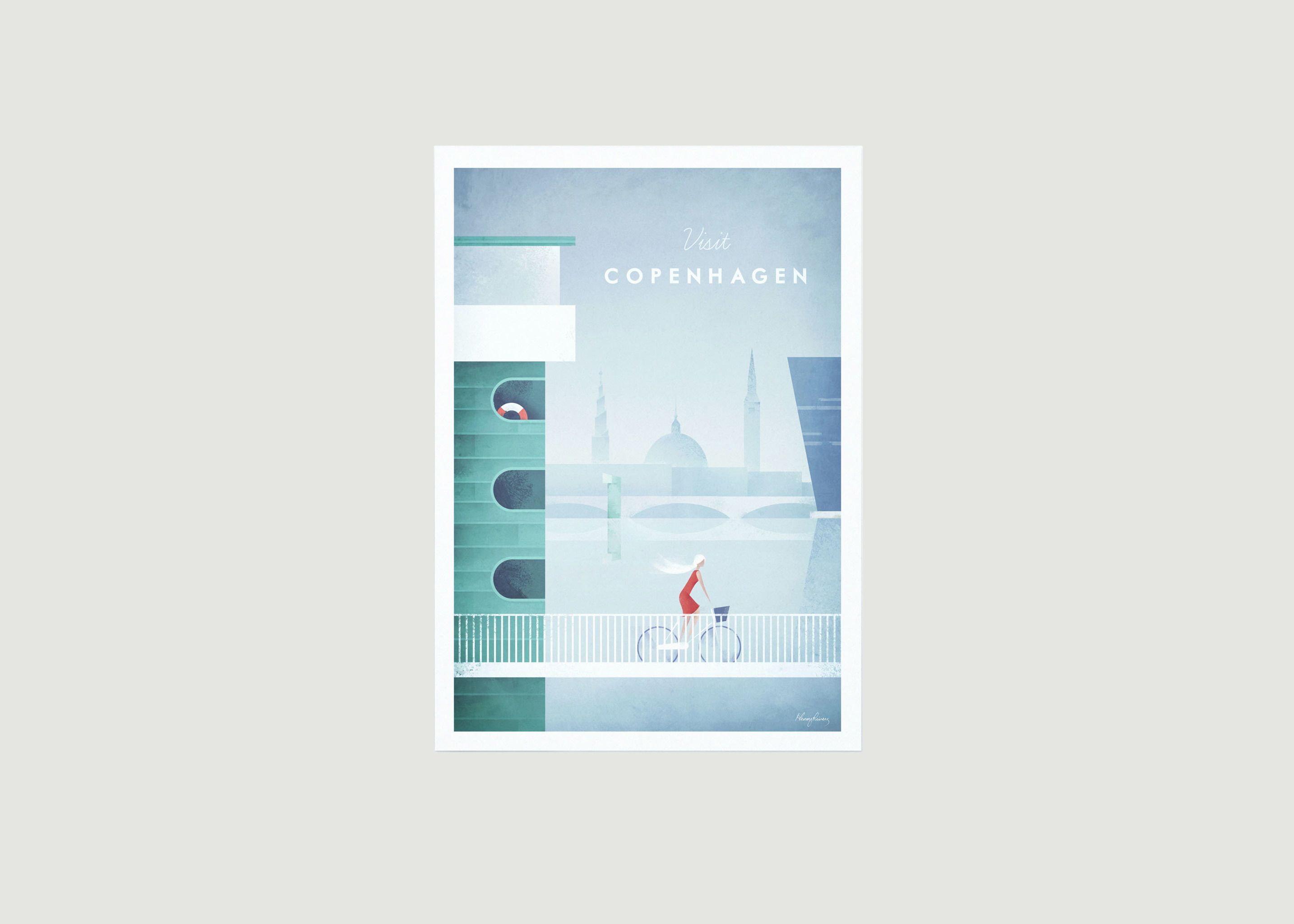 Travel Poster Copenhagen A2 - Travel Poster co 
