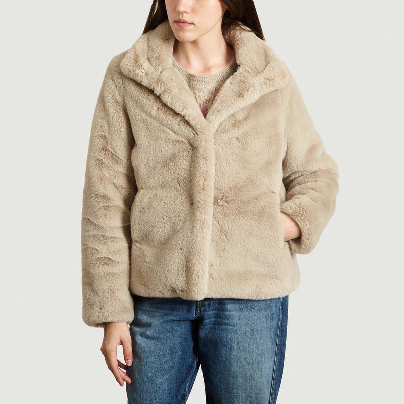 Chatel Faux Fur Coat - Trench And Coat