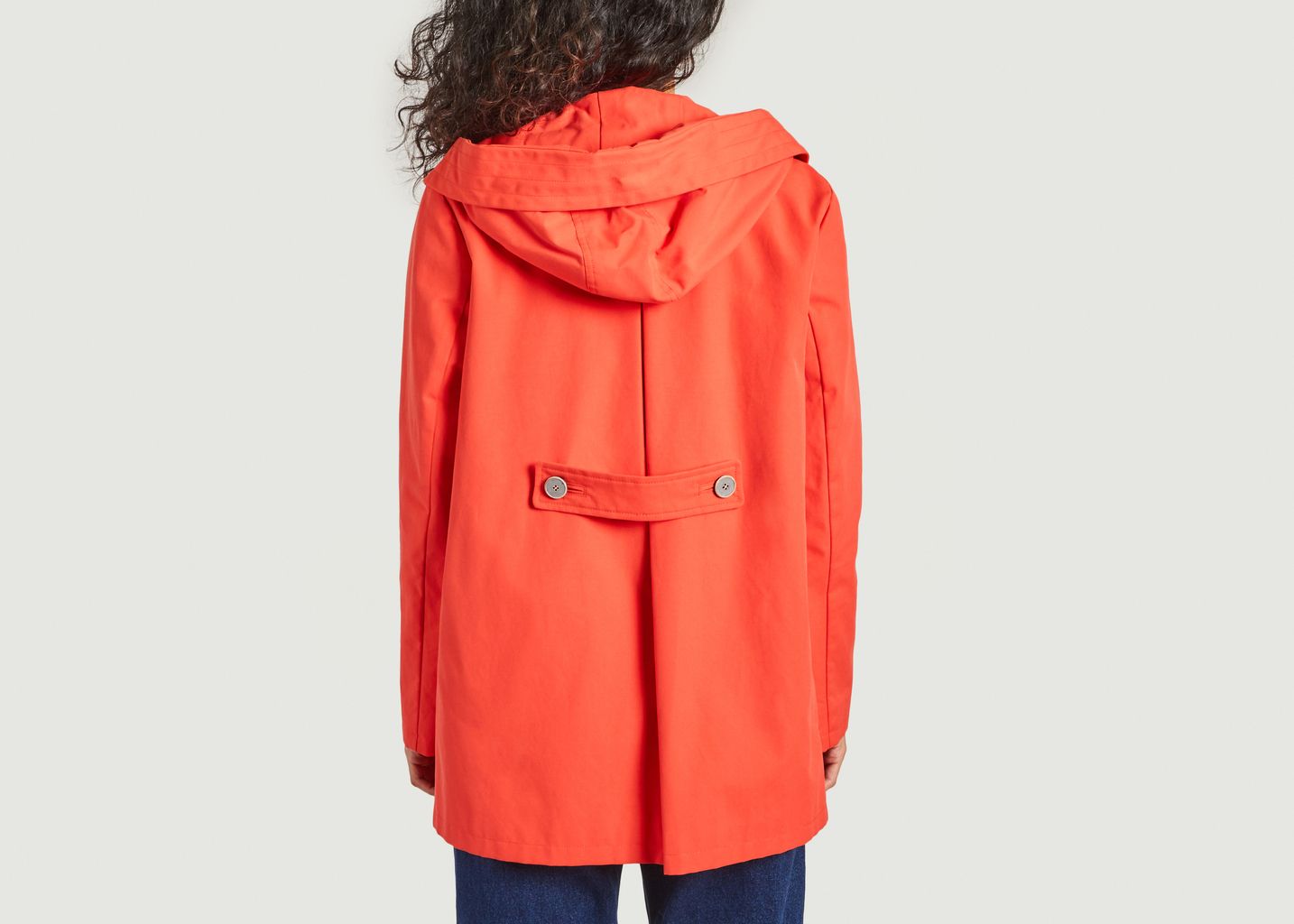 Short hooded trench coat Oleron - Trench And Coat