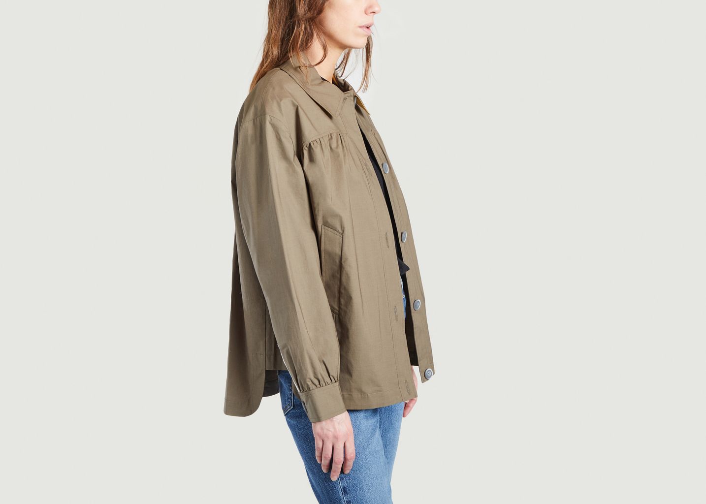 Romans TT-A2TE gathered jacket - Trench And Coat