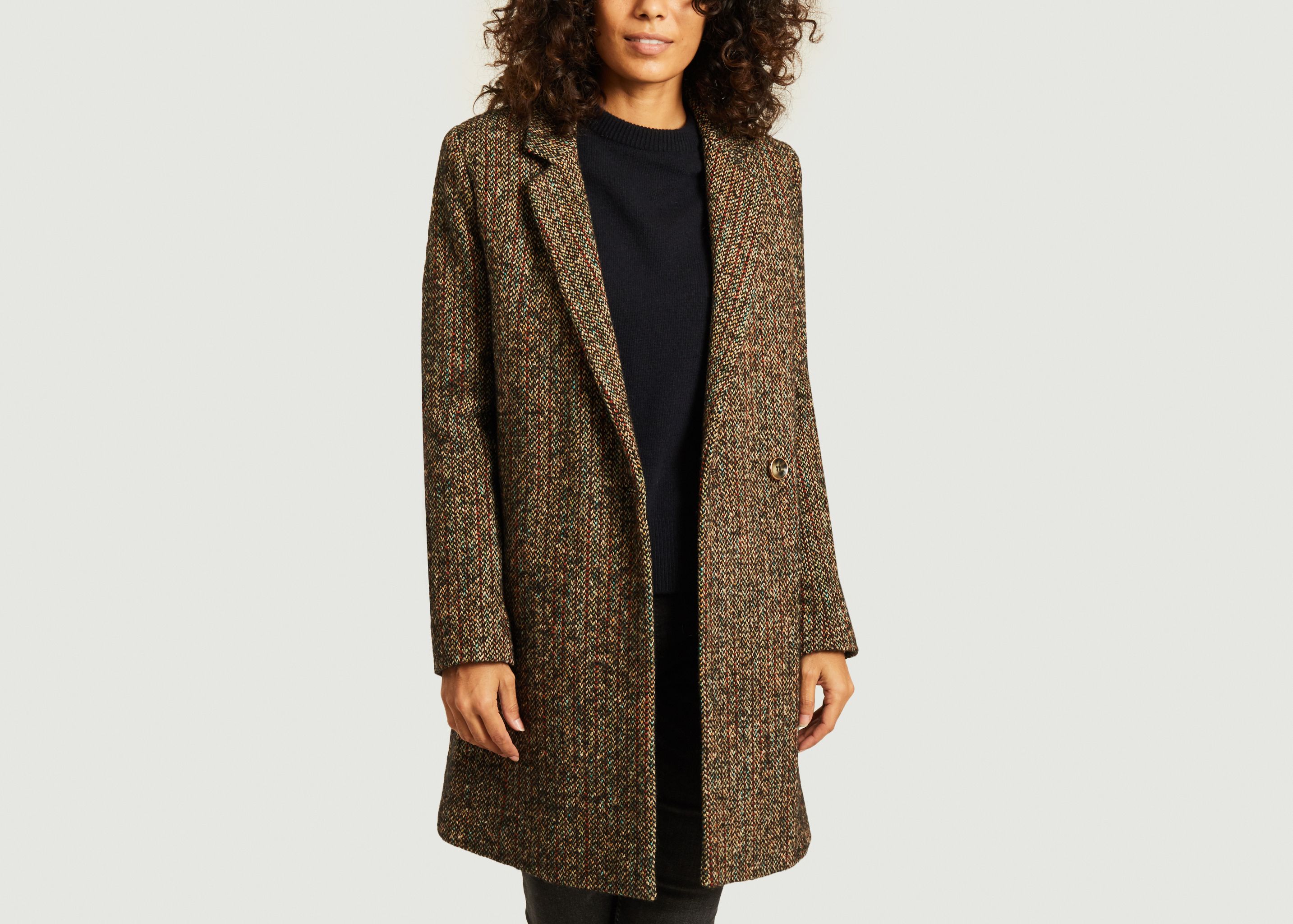 Tweed Vesoul Coat - Trench And Coat
