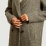 matière Manteau long motif pied-de-poule Senlis - Trench And Coat