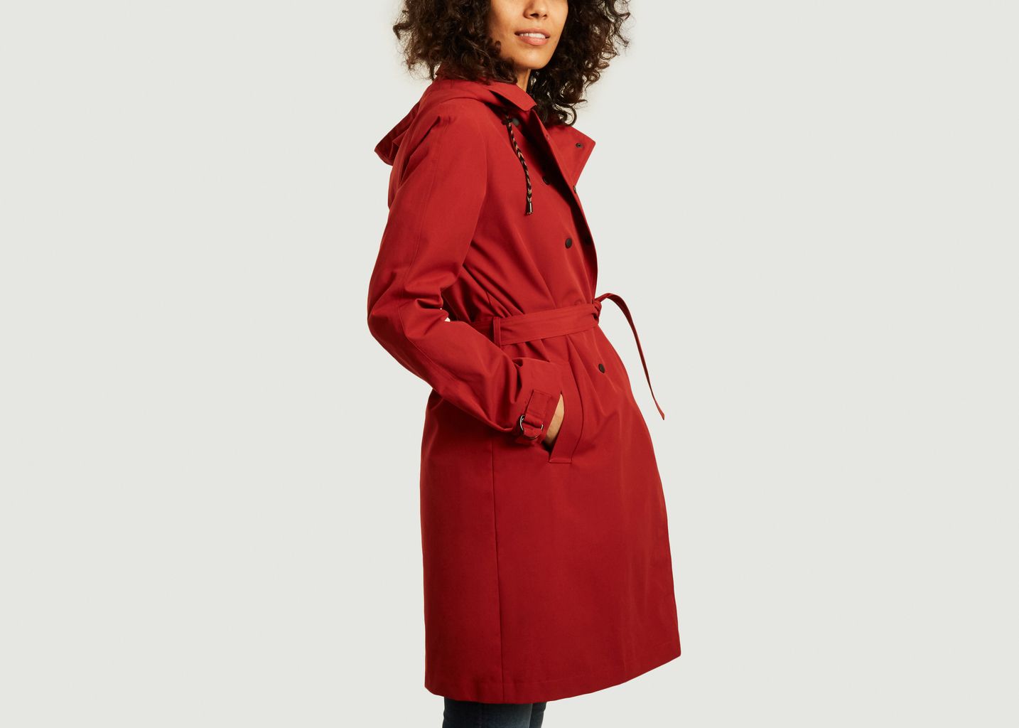 Trench mi-long à capuche Sisteron - Trench And Coat