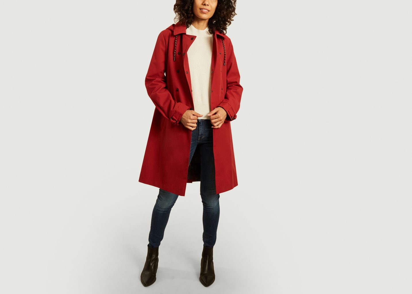 Trench mi-long à capuche Sisteron - Trench And Coat