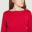 matière Extra fine wool round neck crop sweater - Tricot