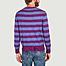 Recycled cashmere and cotton striped sweater - Tricot