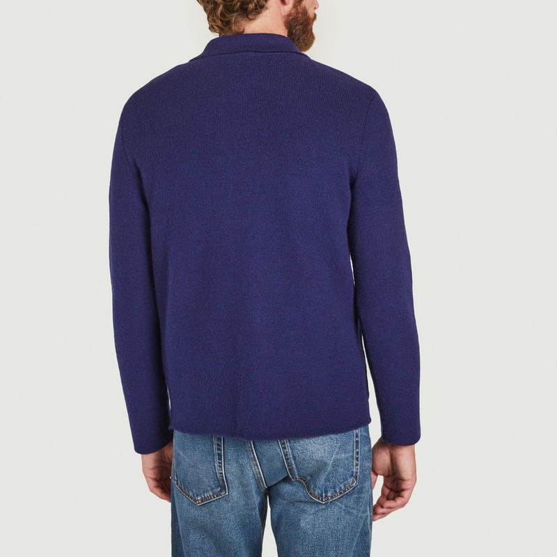 Organic wool worker jacket - Tricot
