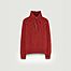 Pull col zippé en Cachemire - Tricot