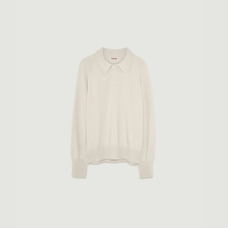 Polo-Shirt aus Kaschmir - Tricot
