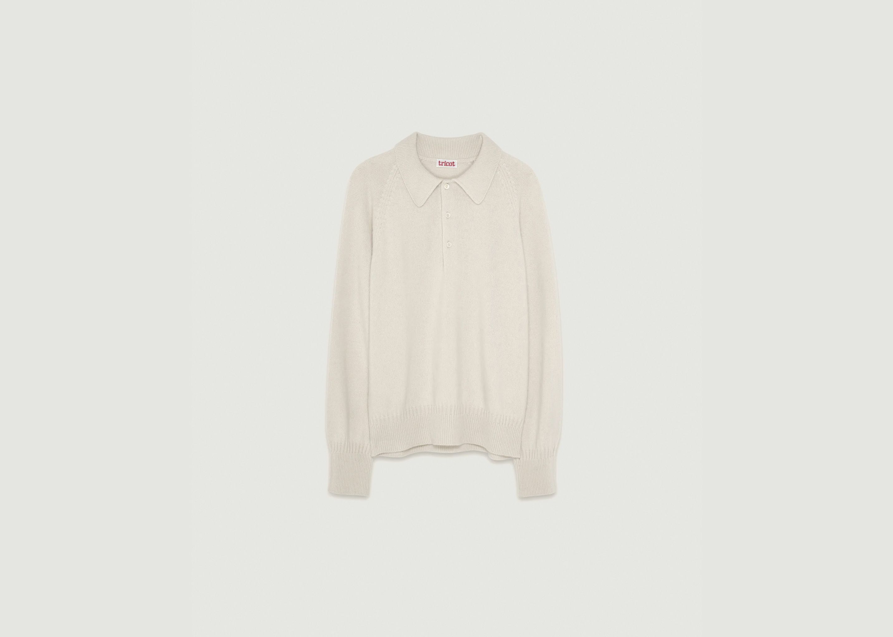 Polo-Shirt aus Kaschmir - Tricot