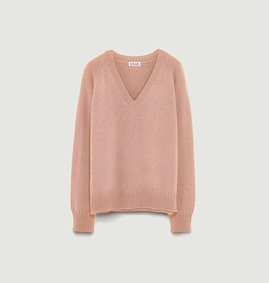Pull col V en Cachemire