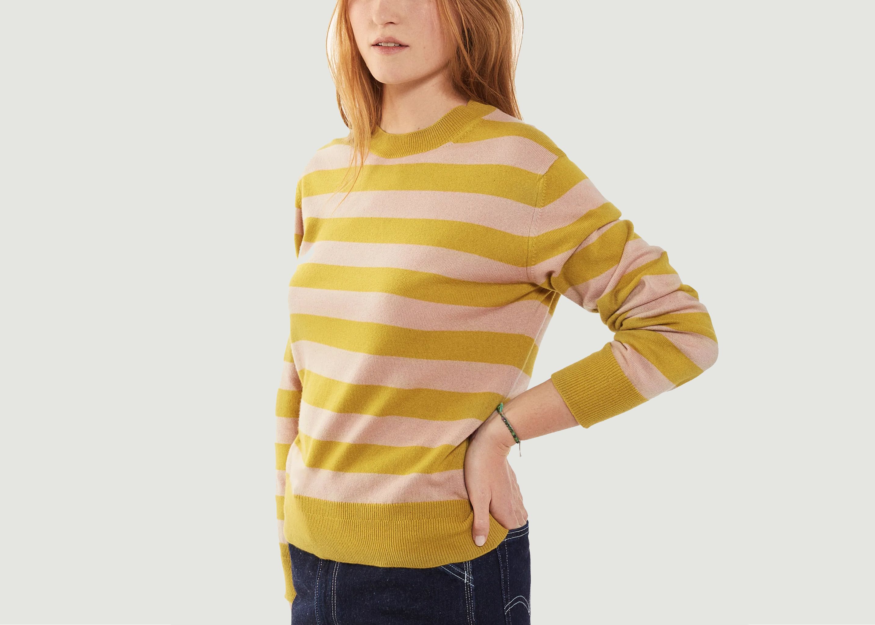 Stripe Crew Neck Sweater - Tricot